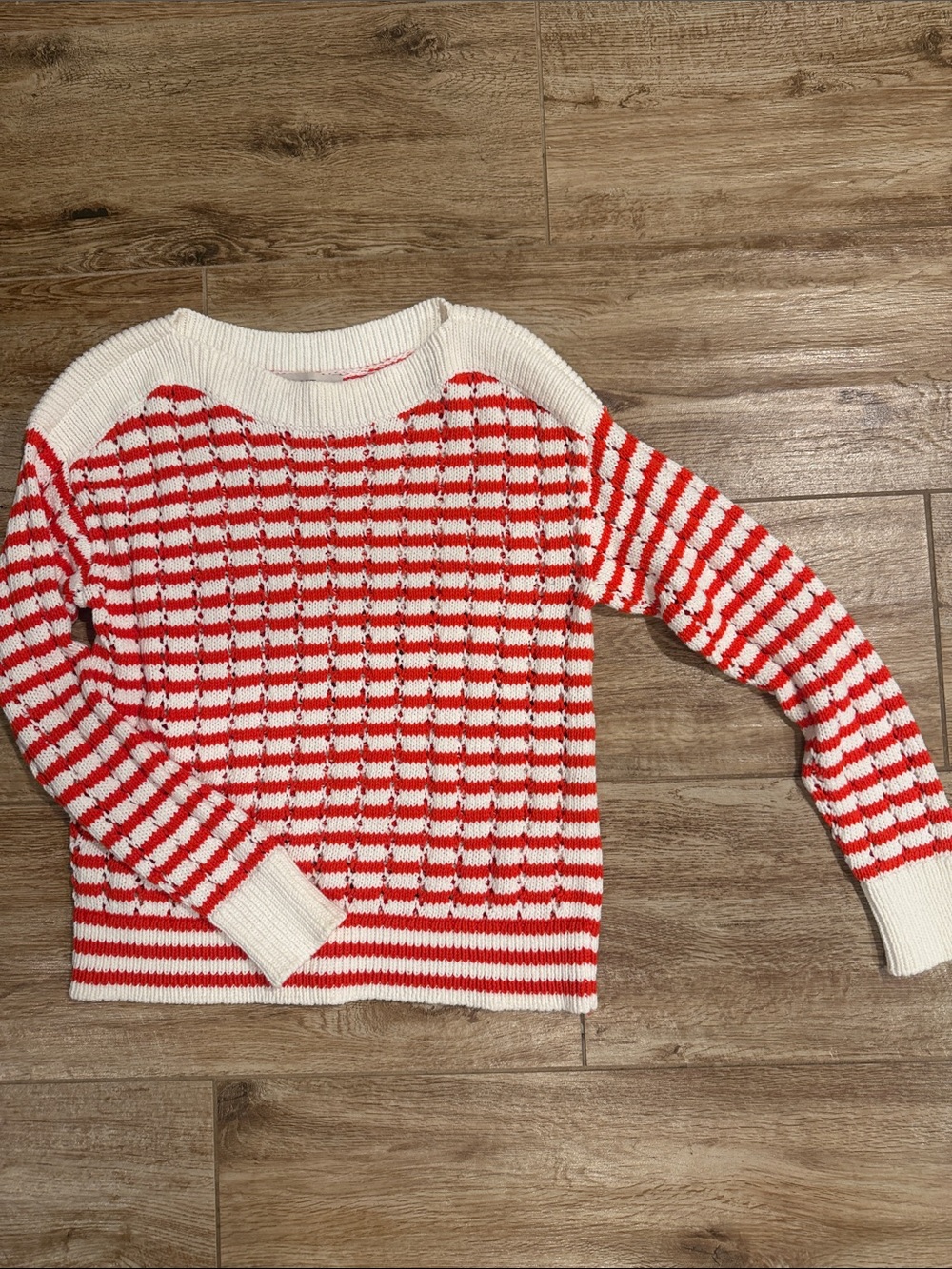 Classic & White Striped Women's Knit Sweater